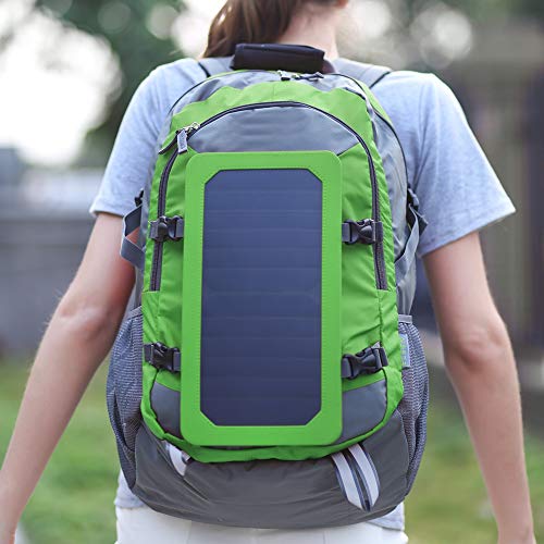 Mochila solar, bolsa de ombro de carga solar, à prova d'água e de grande capacidade, adequada para