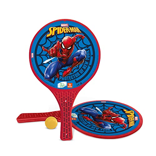 Mondo Toys - PADDLES SPIDERMAN - Set de Palas de Playa para niños - 15005