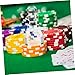 Toyvian 2pcs Acrylic Poker Wheel Marker for Games Transparent Design Stable Pillar Base for Poker and Wheel Activities and Easy to Use