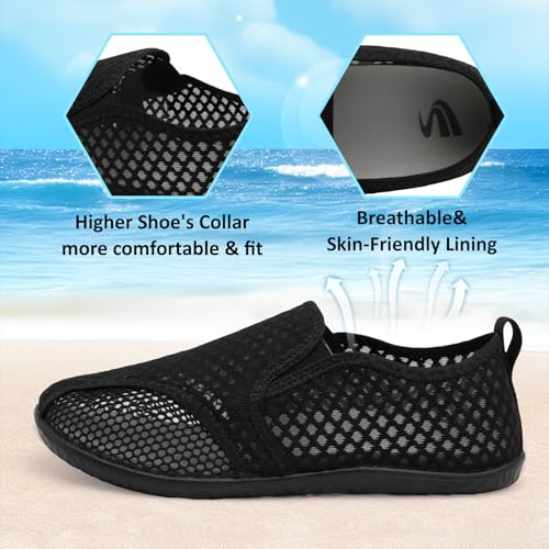 Spesoul Water Shoes for Women Men Quick-Dry Swim Shoes Barefoot Aqua Socks Breathable Beach Sandals for Pool Surf Travel Camping Yoga Outdoor Sports4