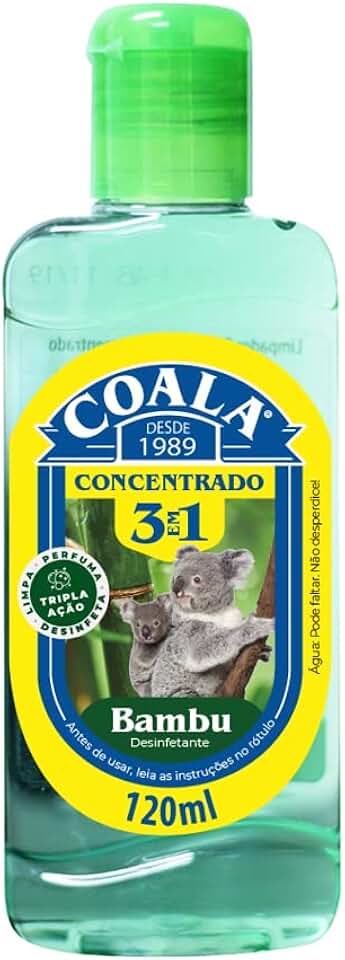 Coala Desinfetante Concentrado 3 Em 1 120Ml Bambu