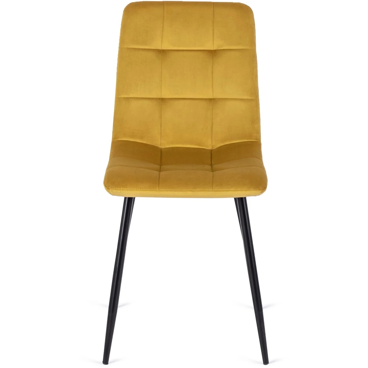 PAROS - SILLA - VELURO AMARILLO - 43 x 52 x 90,5 cm