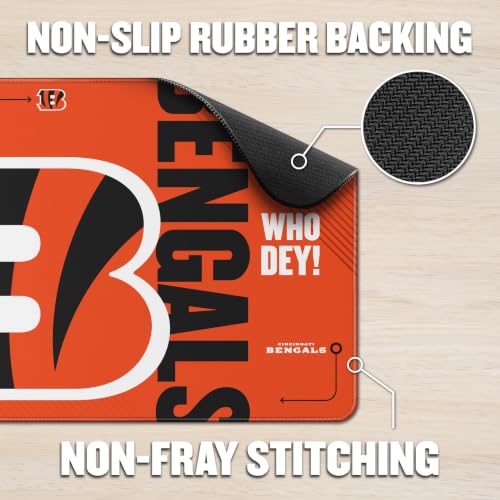 Image of YouTheFan NFL Cincinnati Bengals Gameday Mouse Pad