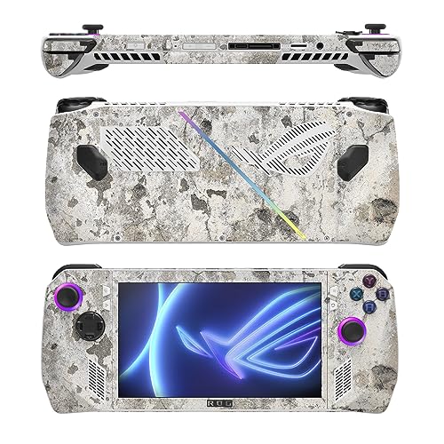 Image of MightySkins Glossy Glitter Skin Compatible with Asus ROG Ally - Blasted Concrete | Protective, Durable High-Gloss Glitter Finish | Easy to Apply