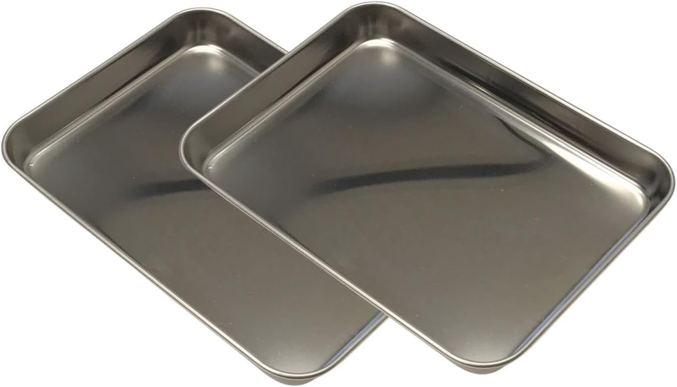 Toaster Oven Pan - Two Pack Compatible with Toshiba Model Numbers MG12GQNSS, MG12GQNCH-SS, MG12GQNCHSS