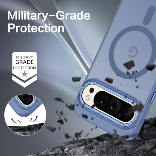Coque Google Pixel 9 Pro XL BENTOBEN Bleu Sierra antichoc