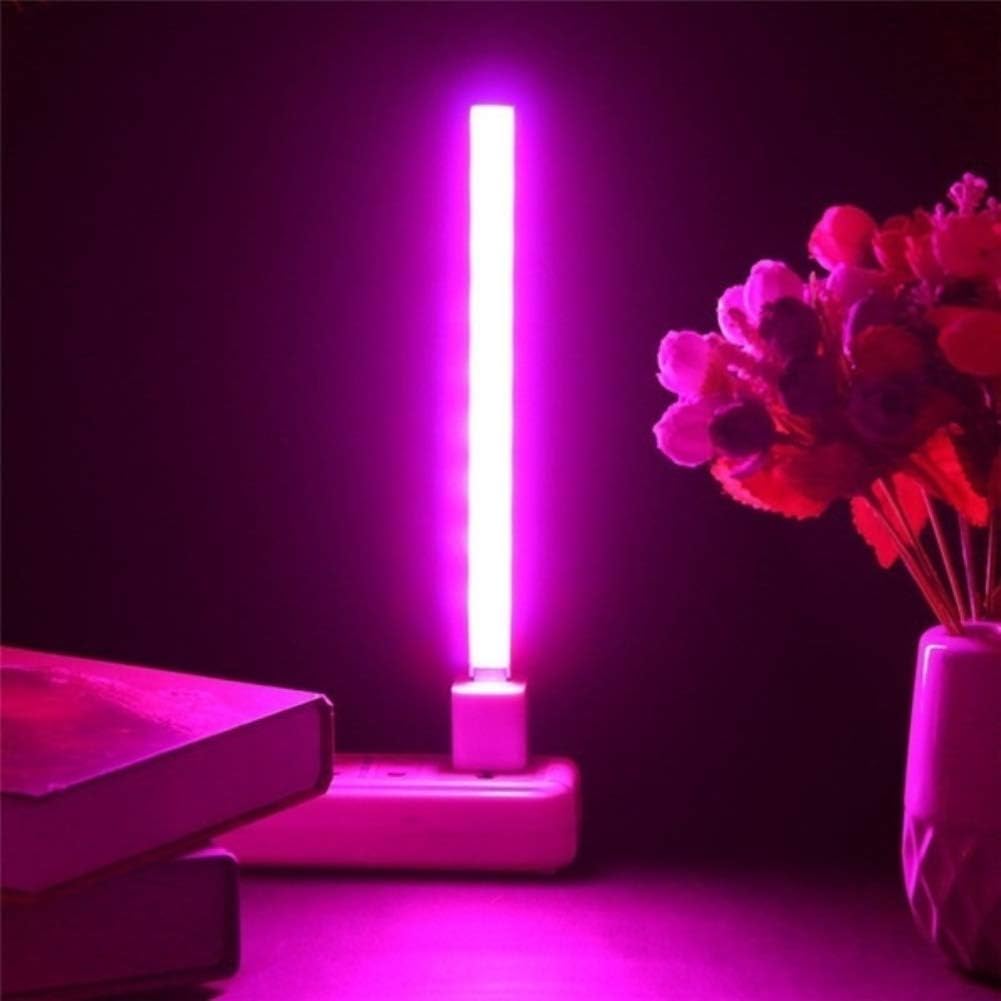TDORA LED Grow Light for Indoor Plant,Dual Head USB LED 2.5W Full Spectrum Lights Growing Lamp for Plant Growing Light