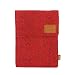 Produktbild Venetto Tasche für iPad Pro, iPad Air 2 9.7" / 10.5" eBook-Reader, Tablet 10.1" Hülle aus Filz Sleeve Schutzhülle für Samsung Tab, Lenovo, Huawei MediaPad, Asus, Trekstor, Medion, Acer, rot meliert