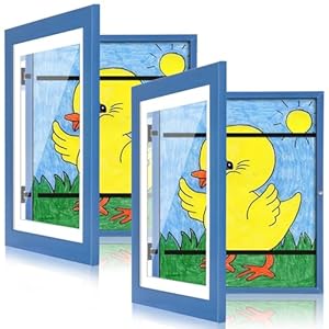 Gulethun Kreativ-Kinderrahmen Blau 2er-Set