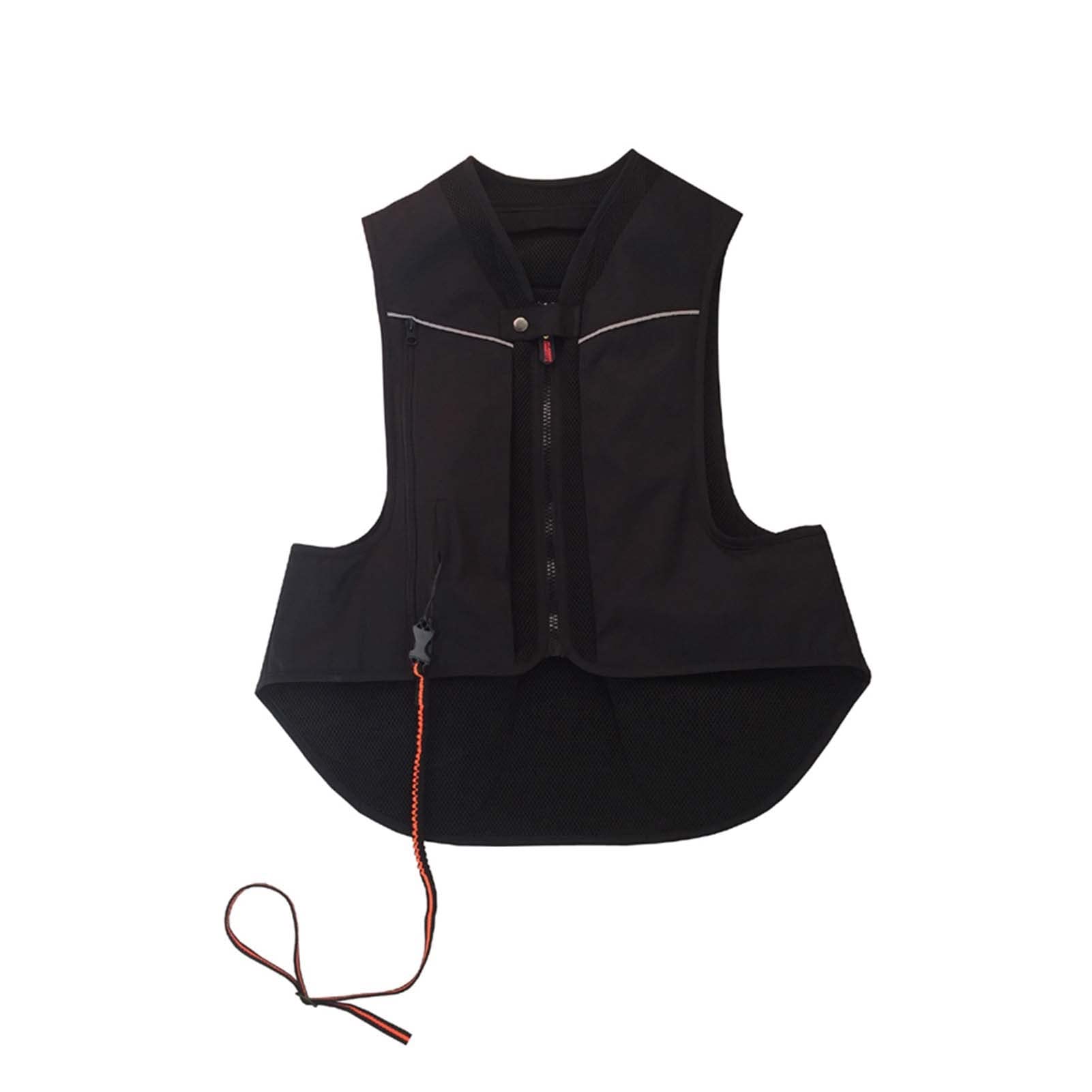 FAXIOAWA Gilet airbag per Moto 18 kg Power Trigger Airbag Professionali con Giacca da Ciclismo Posteriore