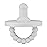 Ryan & Rose Cutie PAT Pacifier Teether (Stage 1, Grey)