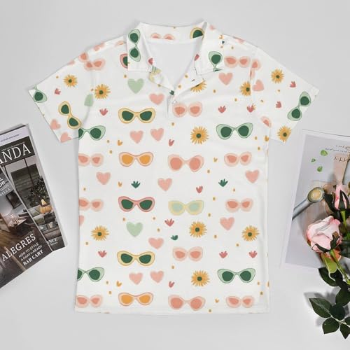 Boys' Classic Polo Shirts Short Sleeve Moisture-Wicking Golf & Tennis Shirts for Youth Teens Fun Duck3