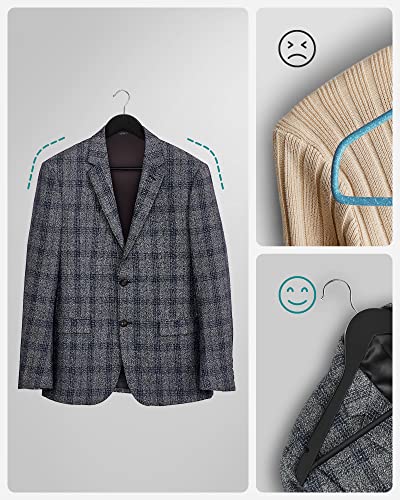 SONGMICS Grucce Legno, 10 Pezzi, Appendiabiti con