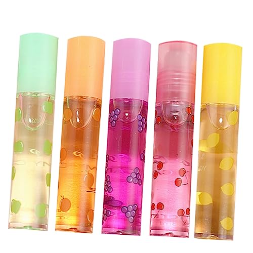 SAFIGLE 5Piezas Transparente con Labial Hidratante y Portátil para Práctico