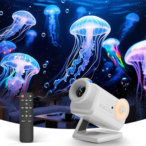 Rossetta 3D Projector, 60 Themes HD 3D Galaxy Projector with Bluetooth Speaker & Remote, 1H/2H...