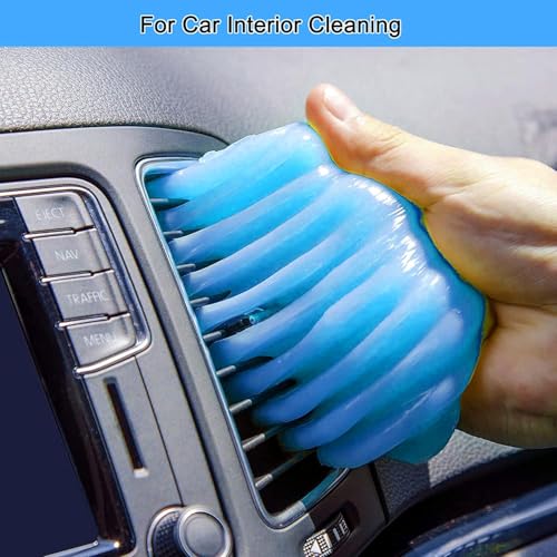 TRV HUB Fly to Win Magic Gel for Car Interior Cleaner, Keyboard Cleaner Gel Sticky Jelly Desktop Laptop Computer Dust Remover Flexible Reusable... - Image 7