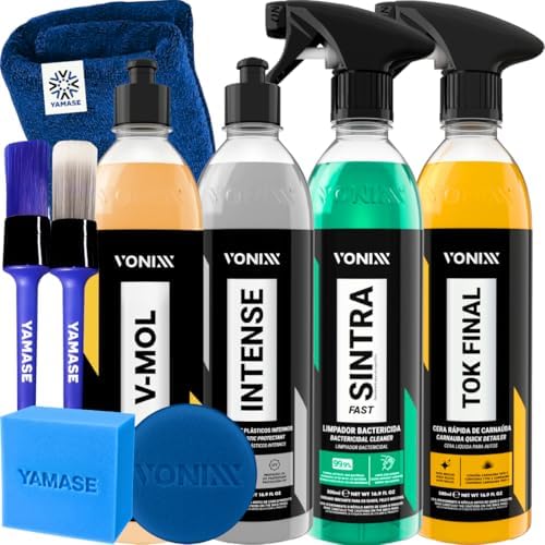 Kit Limpeza Automotiva Completa Vonixx Cera Carnauba Tok Final V-...