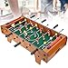 サッカーゲーム 卓上 木製 テーブルサッカー 2人用｜手動フーズボール 対戦ボードゲーム 50×25×16cm コンパクト収納 室内遊び・親子時間に 日本語説明書付き