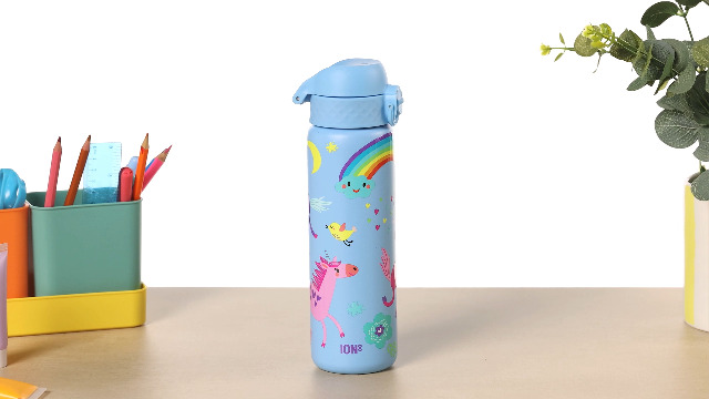 Borraccia Ion8 500ml|borraccia Unicorno Arcobaleno|borraccia Bambini Senza Bpa|borraccia Sportiva Lavabile|borraccia Portabicchieri - Foto 4