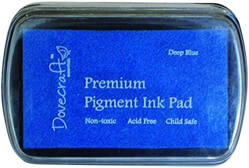 Dovecraft Essentials Premium Non Toxic Pigment Ink Pad, Jet Black