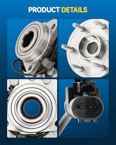 Image of PHILTOP 515096 4WD /AWD Front Wheel Bearing Hub Assembly for Silverado 1500