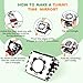 BBWOO High Contrast Baby Toys for Newborn - Tummy Time Black and White Baby Toys for 0-3-6-12 Months - Soft Montessori Visual Stimulation Sensory Infant Book - Gift for Boys Girls