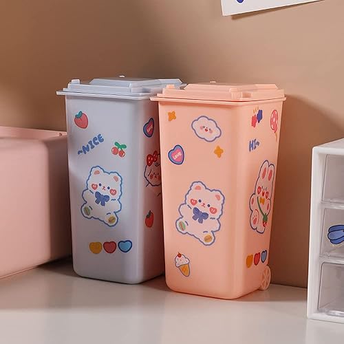 Miniatura 7 de Soporte para bolígrafos Kawaii con calcomanías para bolígrafos Kawaii lindo soporte para bolígrafos para escritorio para niñas adolescentes y
