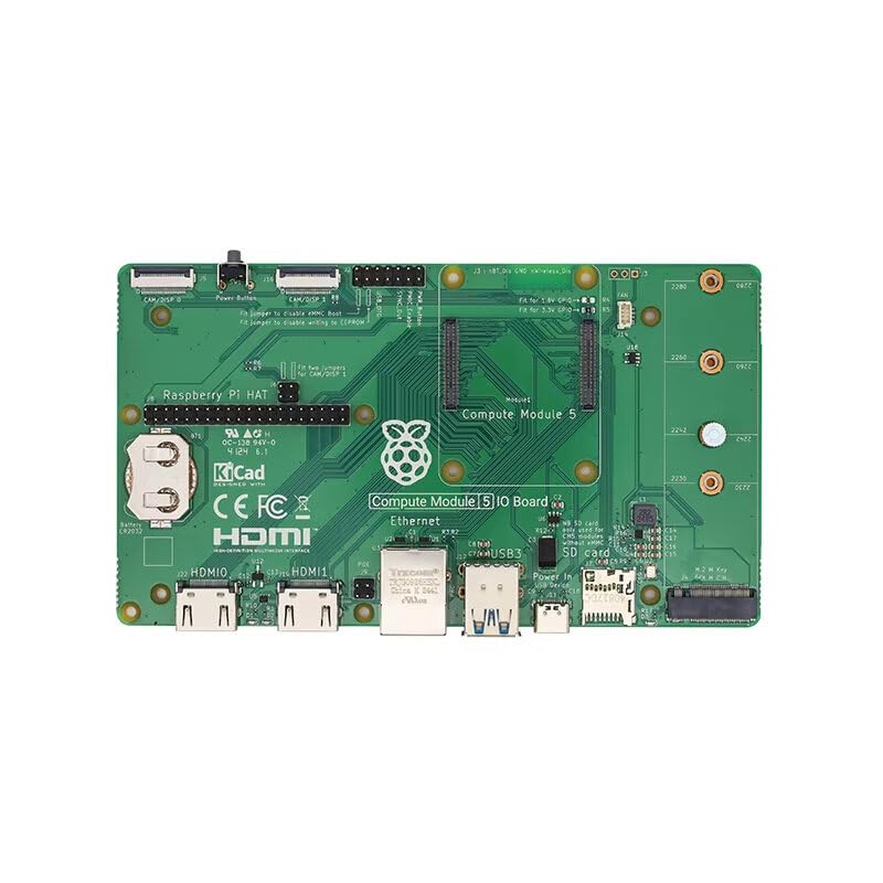 VIDOO Scheda Espansione IO Compute Module 5 CM5IO Socket PCIe M.2M Key con Interfacce Ricche