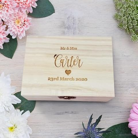 Hoolaroo Personalised Engraved Keepsake Box Cover