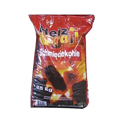 Heizprofi Schmiedekohlen Kohlen Briketts Steinkohle Eierkohlen 25 kg Cover