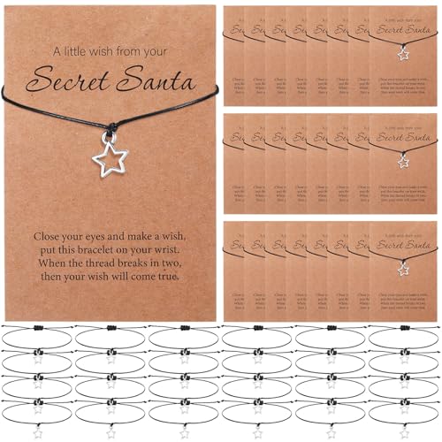 Cunno 24 Sets Christmas Bracelets for Women Christmas...