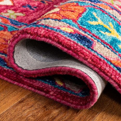 Image of Handmade Primium Collection Pure Woolen Carpet for Living Room,Bedroom and Hall (7 X 10) Feet Color Multi-13