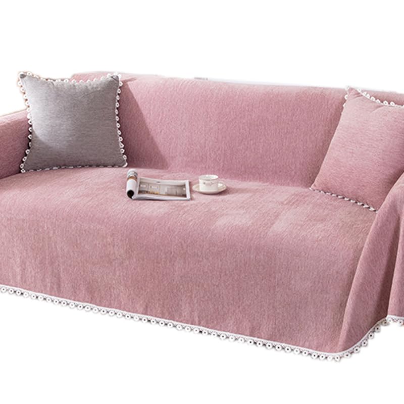 Housse de canapé en nylon chenille 180x300 cm lavable Aramox