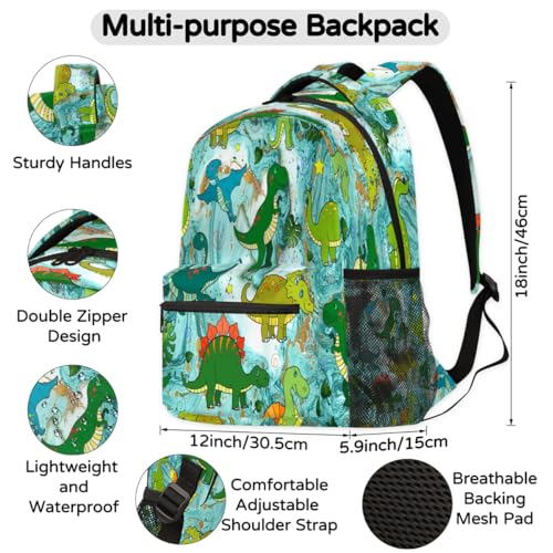 Sac à dos pour ordinateur portable grand format résistant pour le collège et les voyages - 2