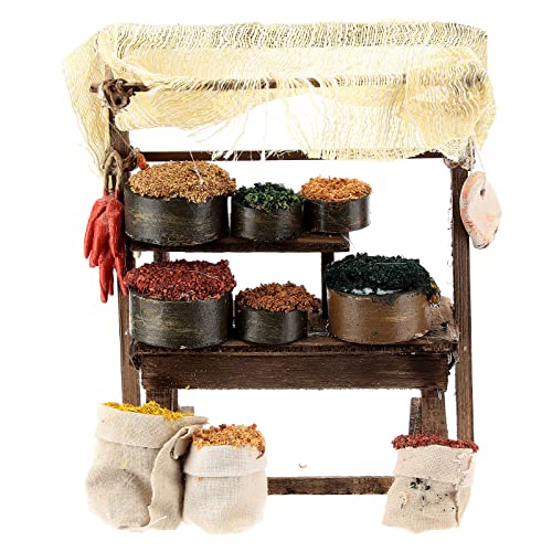 Orientalische Krippenställe 18 Holyart Marktstand orientalisch für neapolitanische Krippe, 6-8 cm