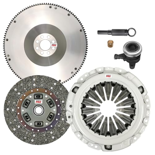 ClutchMaxPRO Performance Stage 2 Clutch Kit & Flywheel with Slave Cylinder Compatible with 2007-2018