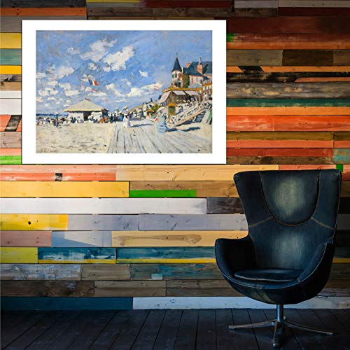 Lámina de Claude Monet de Trouville en papel Archival Matte mediano 6