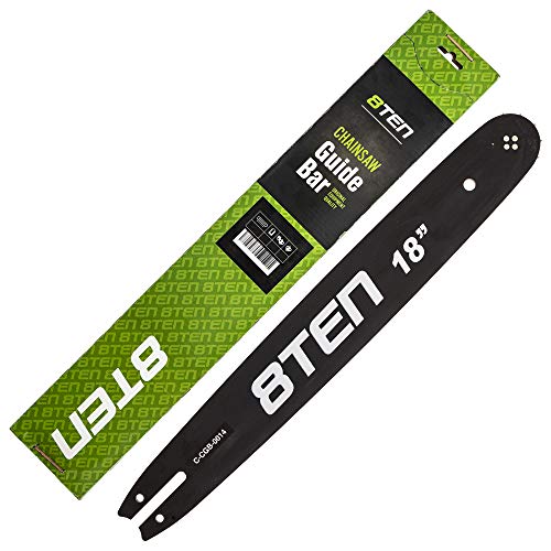 8TEN Chainsaw Guide Bar and 2 Chains for Stihl MS 170 210 211 230 231 250 251 22LPX068G 3005 008 4717 18 inch .063 .325 68DL