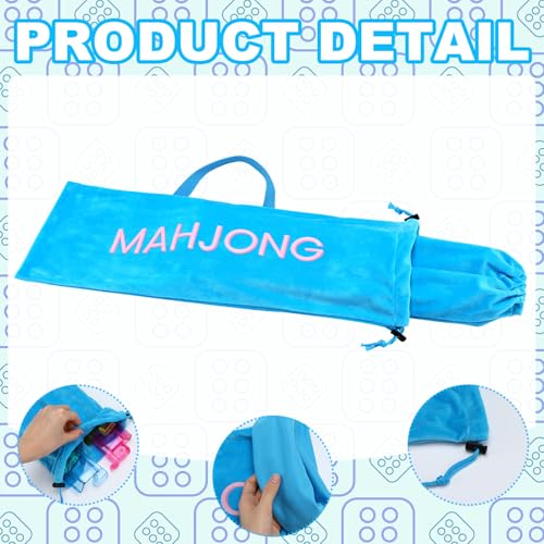 Bolsa de almacenamiento para rack Mahjong 22 x 9 pulgadas miniatura 3