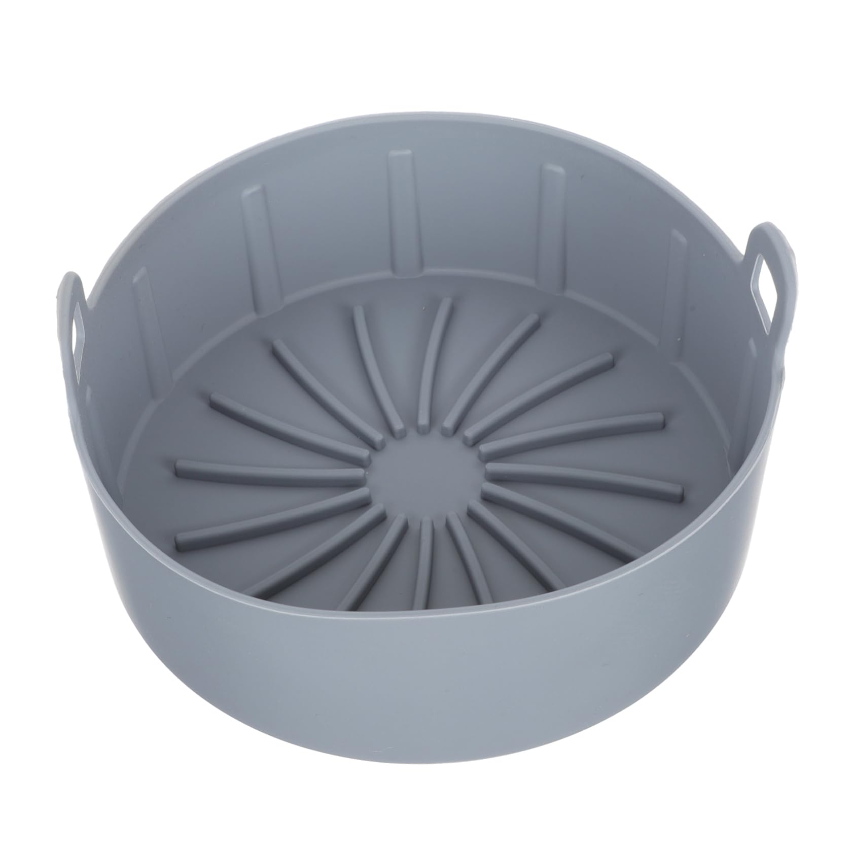 TOPBATHY 2 Pz Cuscinetto Per Friggitrice Ad Aria Accessori Per Friggitrice Ad Aria Supporto Per Friggitrice Rotondo Per Friggere Forno Creatore Padella Grey Gel Di Silice