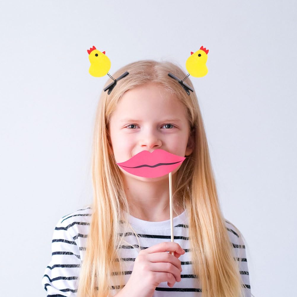 Healvian Little Chicken Hair Clips 24Pcs Cute Yellow Chick Decorative Hair Barrettes for Girls Party and Everyday Use - Image 3
