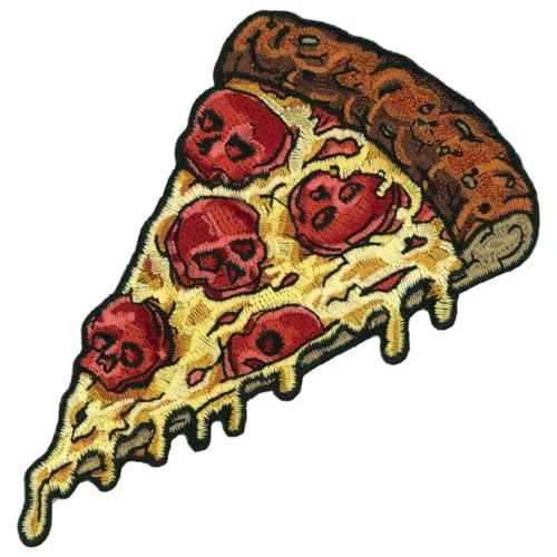 Hot Leathers Pepperoni Skull Pizza Slice 4