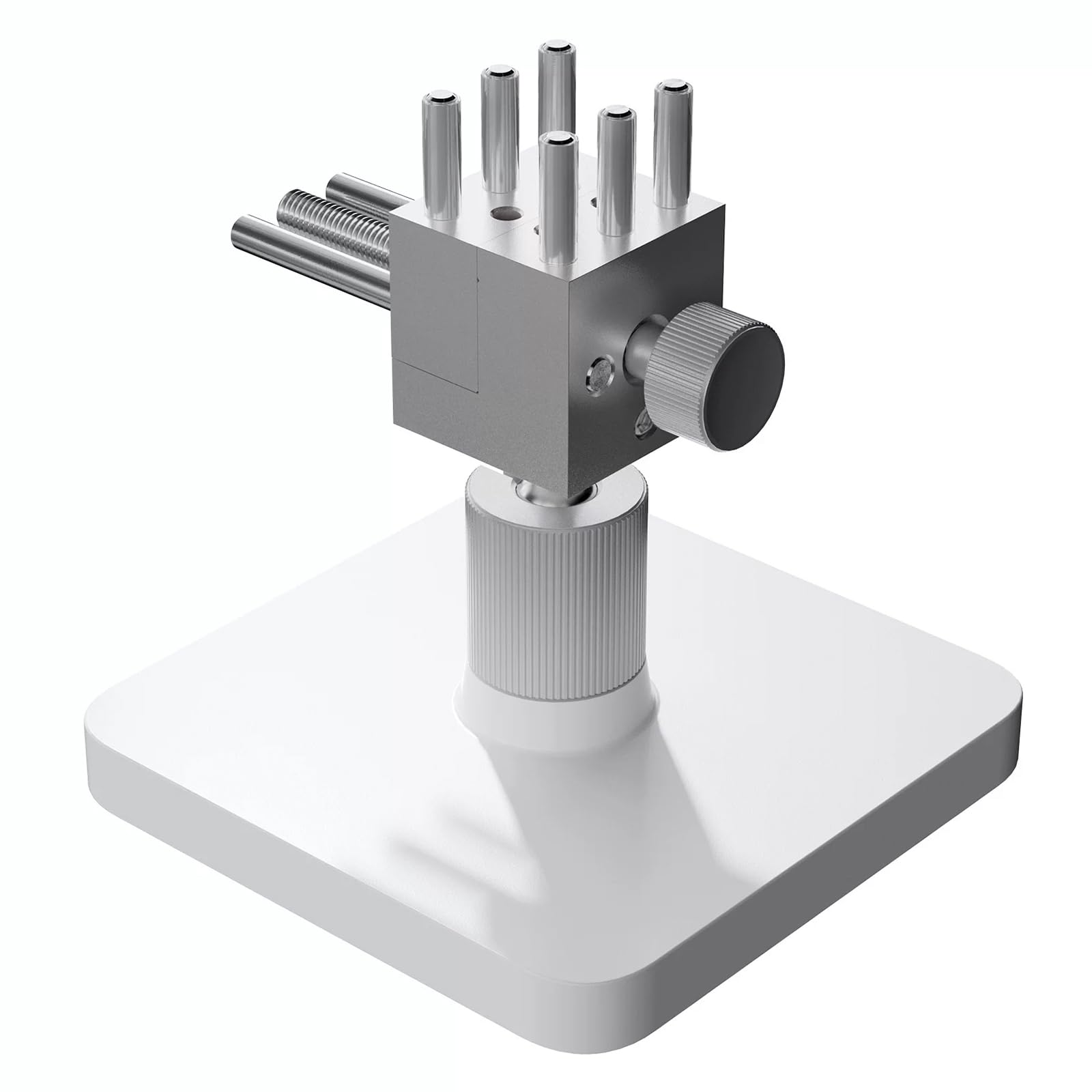 Mini imadło stołowe, precyzyjne 360 ° uniwersalny imadło do modelowania, maksymalna długość dokręcania 28 mm, narzędzie do trzymania małych części, do modelarstwa, malowania