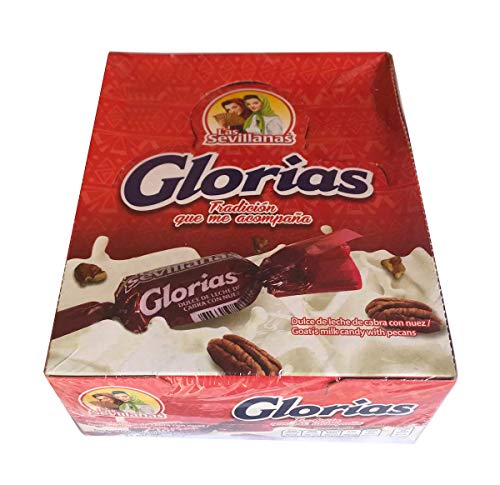 Las Sevillanas - Glorias Milk Goat Candy, from Mexico - Box of 20 Pieces - 21 oz / 600 gr