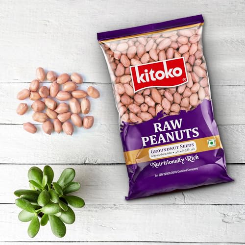 Image of Kitoko Raw Peanuts 500gm, Raw Groundnut for Snacking & Cooking