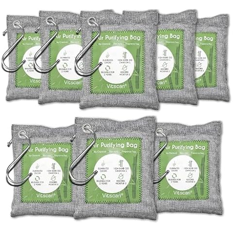 Vitscan 8 Pack Bamboo Charcoal Bags Cover