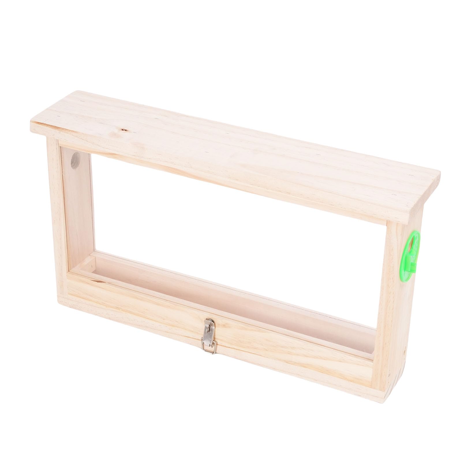 Naroote Caja de Observación de Cría de Abejas, Caja de Abejas con Tablero Acrílico de Doble Cara, Suministros de Apicultura con Rejillas de Ventilación, Ideal para Demostraciones Educativas de