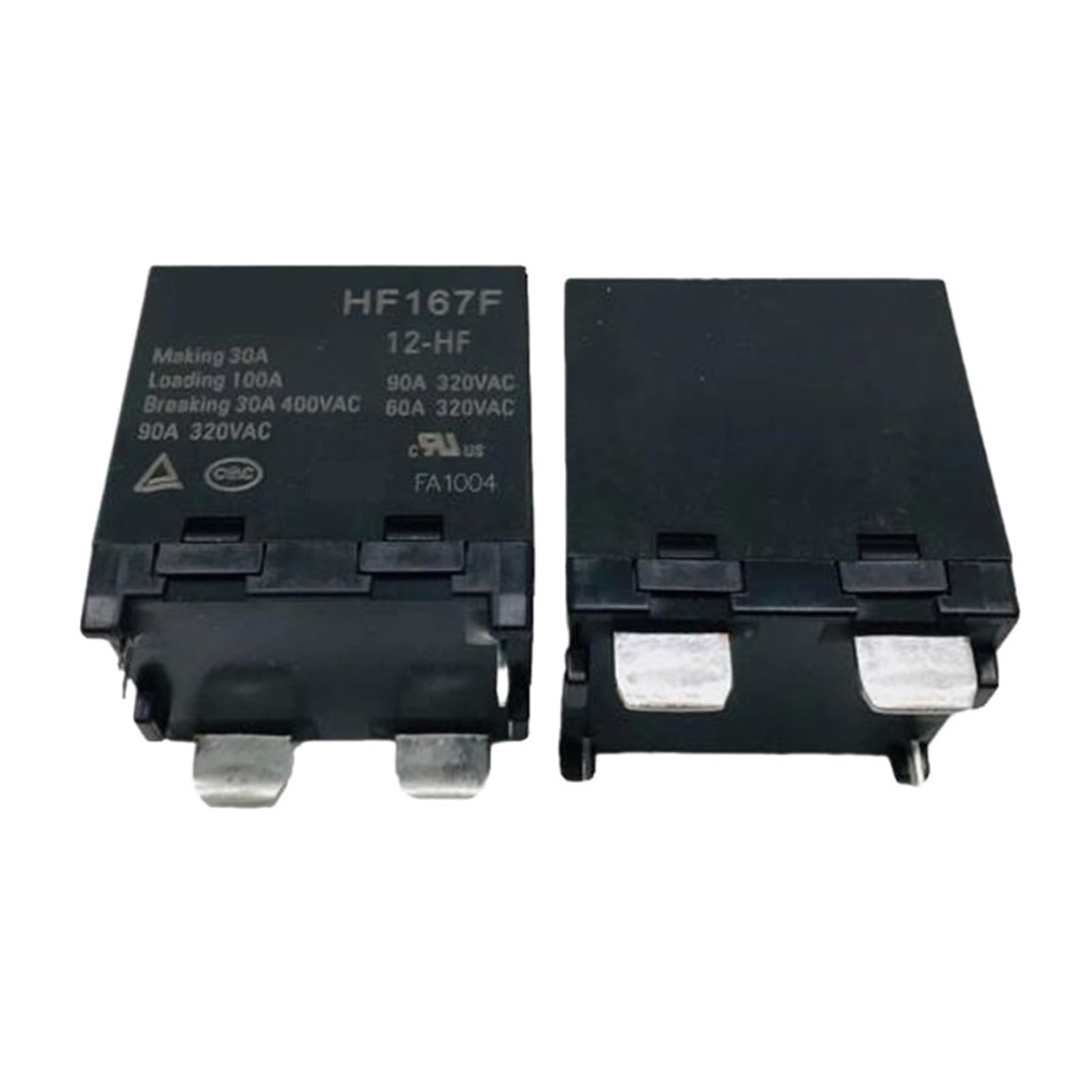 Relais HF167F 12-HF 12V à haute capacité de commutation 90A DCV12