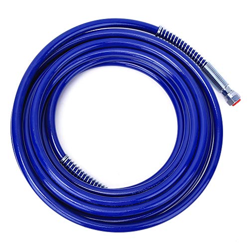 Tuyau de pulvérisation de peinture de 1/4 po，10mètres 3265Psi Tuyau de pulvérisation de peinture，Tube de fibre flexible pour pistolet pulvérisateur...