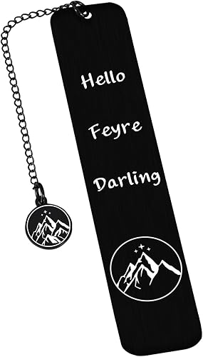 Divertido marcador de Acotar para mujer, mercancía de Acotar, Hello Feyre Darling, marcapáginas de libros, regalos para amantes de libros, lector